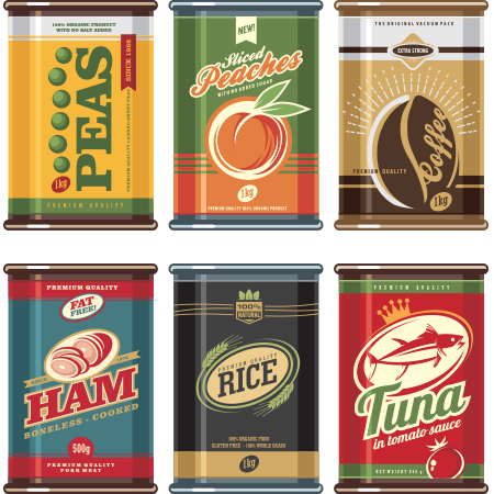 Retro Package Designs