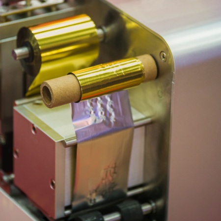 Foil Stamping Application on Paper Bags