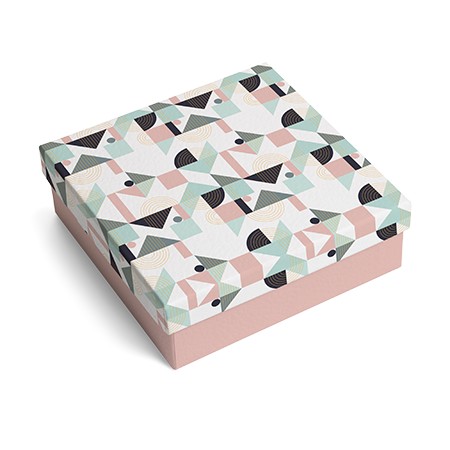 Geometric Shapes Decorating France's E-Commerce Boxes