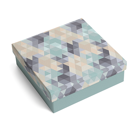 Geometric Shapes Decorating France's E-Commerce Boxes